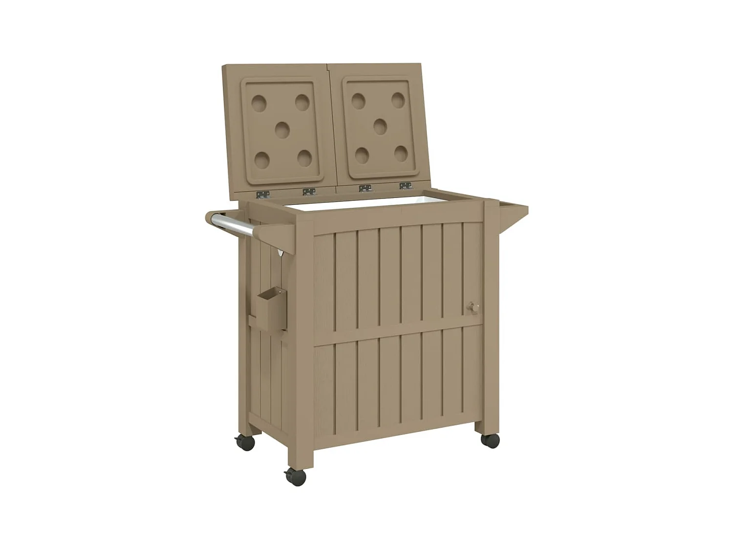 Serveerwagen 3-in-1 polypropeen lichtbruin