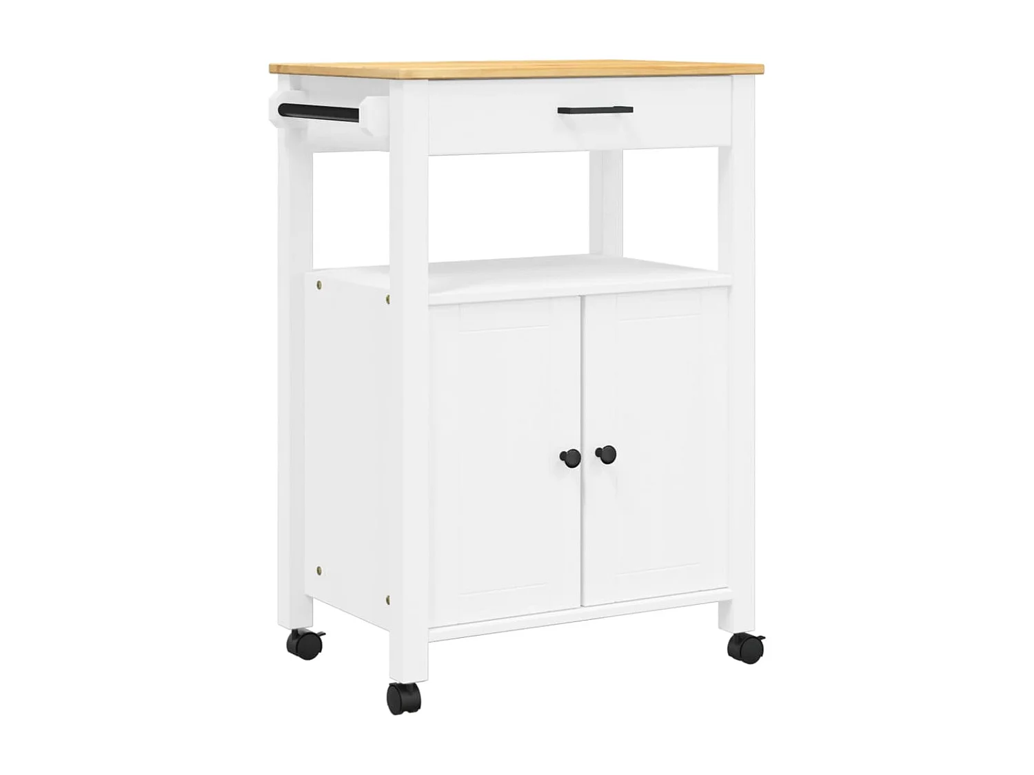 Chariot de cuisine MONZA 60x40x90 bois massif de pin