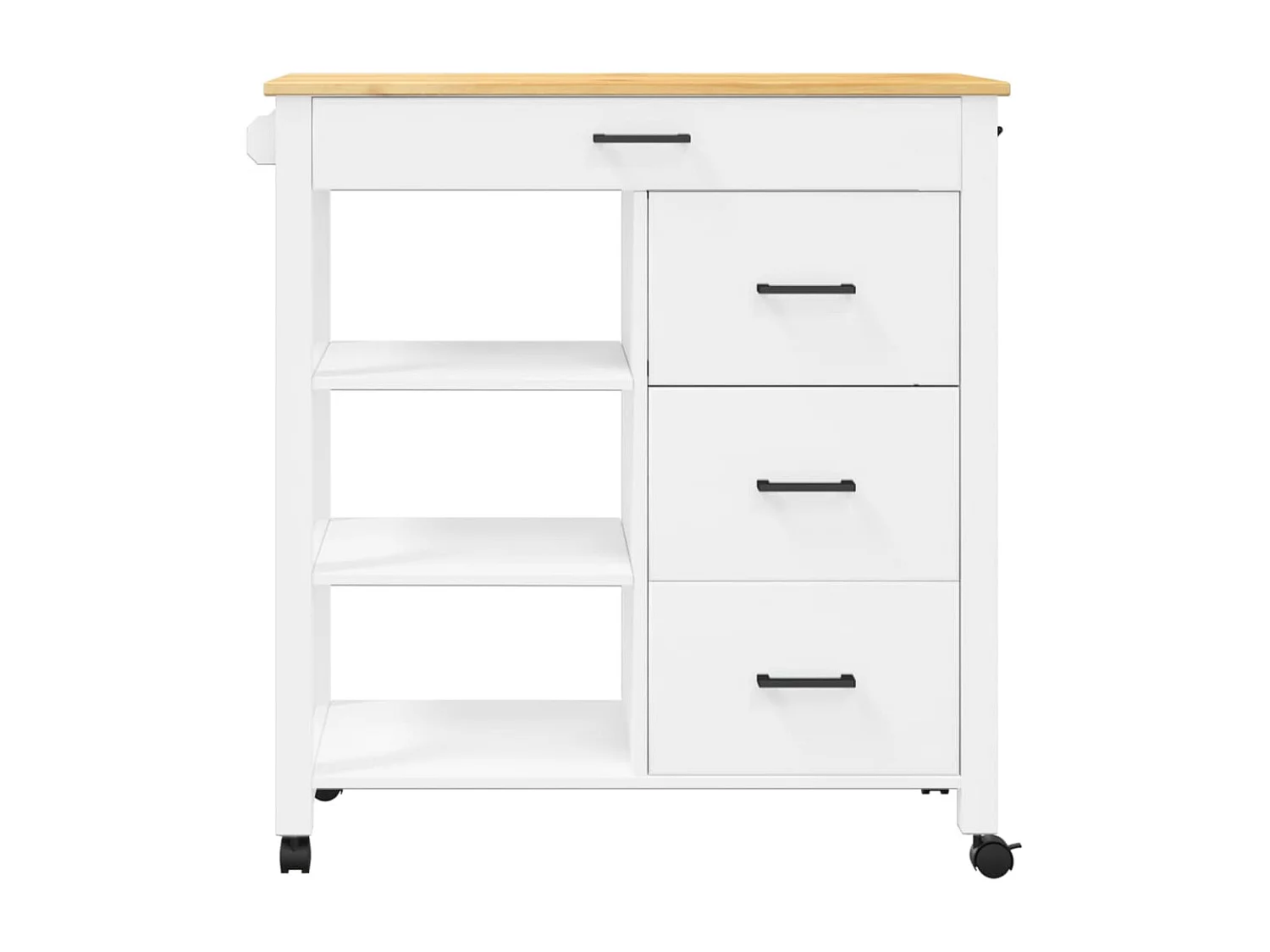 Chariot de cuisine MONZA 84x40x90 bois massif de pin