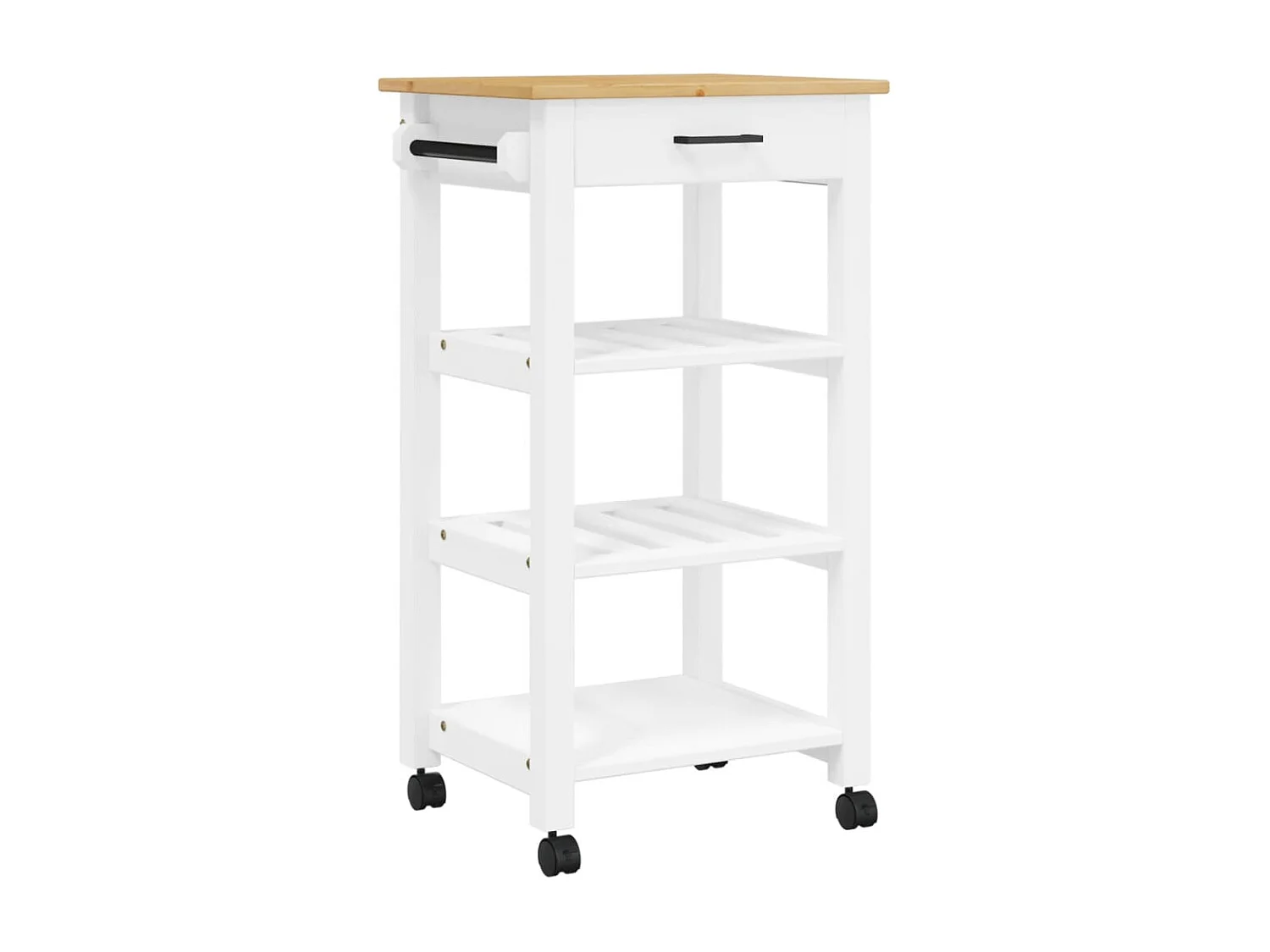 Chariot de cuisine MONZA 48x40x90 bois massif de pin