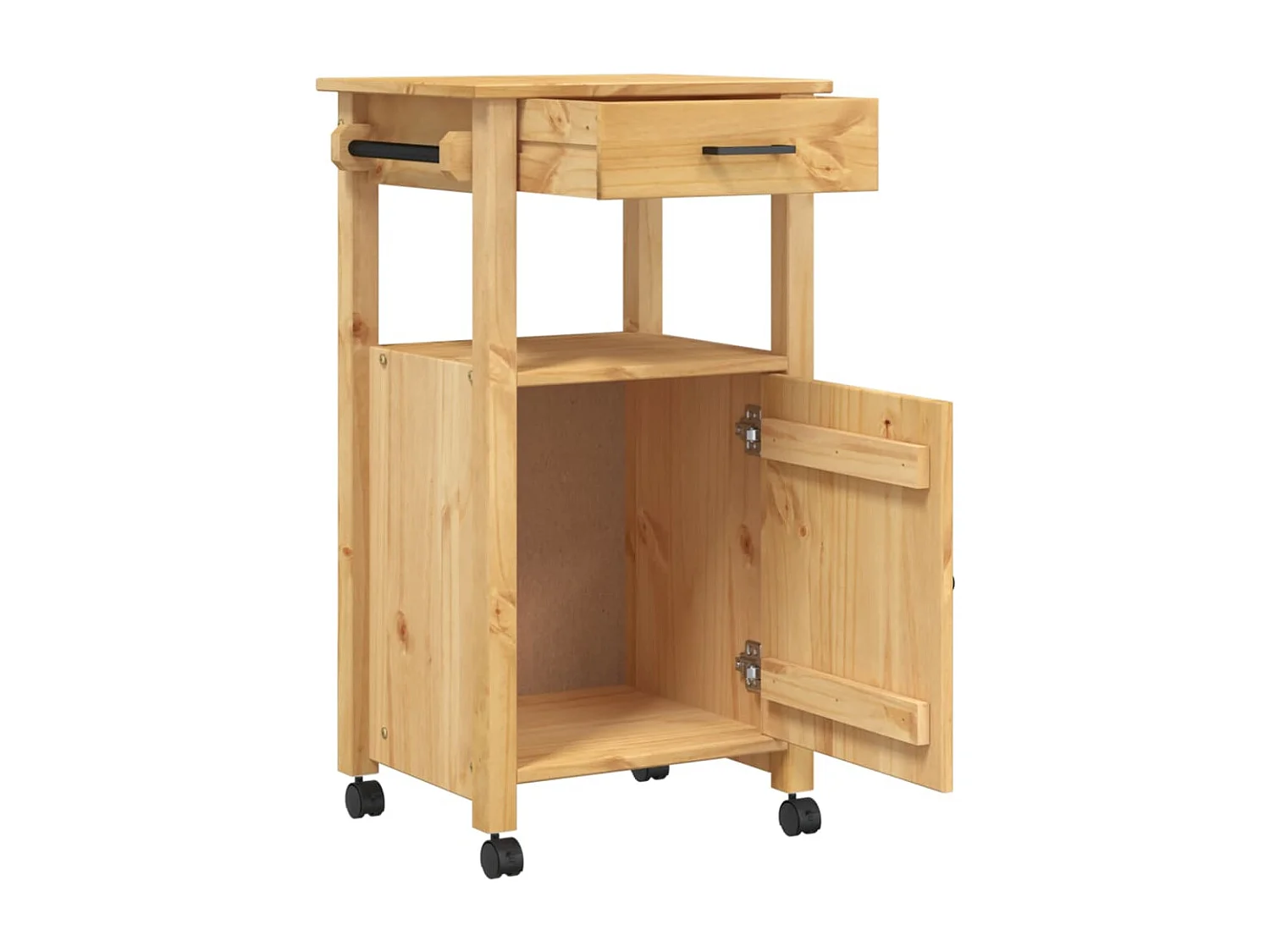 Chariot de cuisine MONZA 48x40x90 bois massif de pin