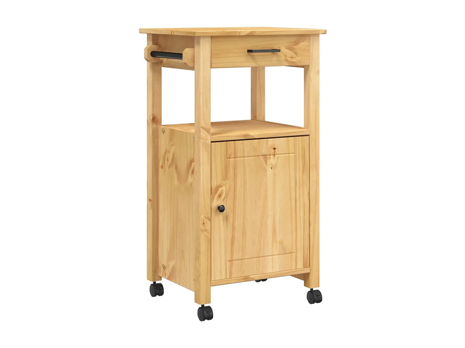 Chariot de cuisine MONZA 48x40x90 bois massif de pin