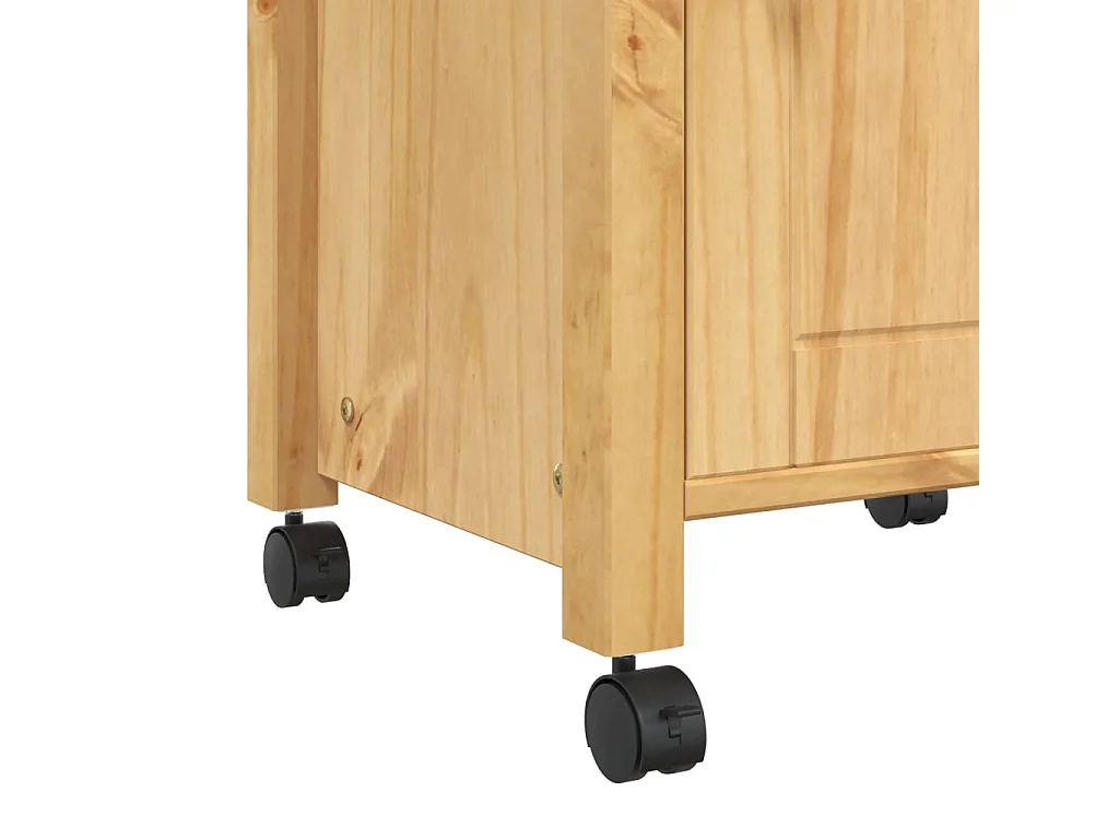 Chariot de cuisine MONZA 48x40x90 bois massif de pin