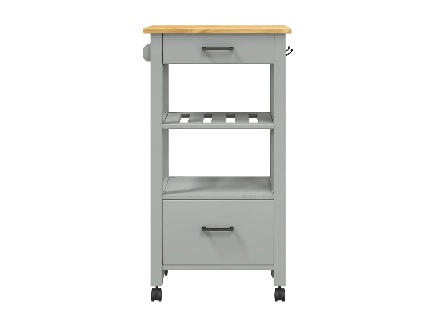 Chariot de cuisine MONZA 48x40x90 bois massif de pin