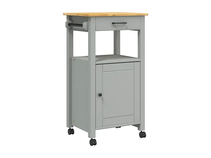 Chariot de cuisine MONZA 48x40x90 bois massif de pin