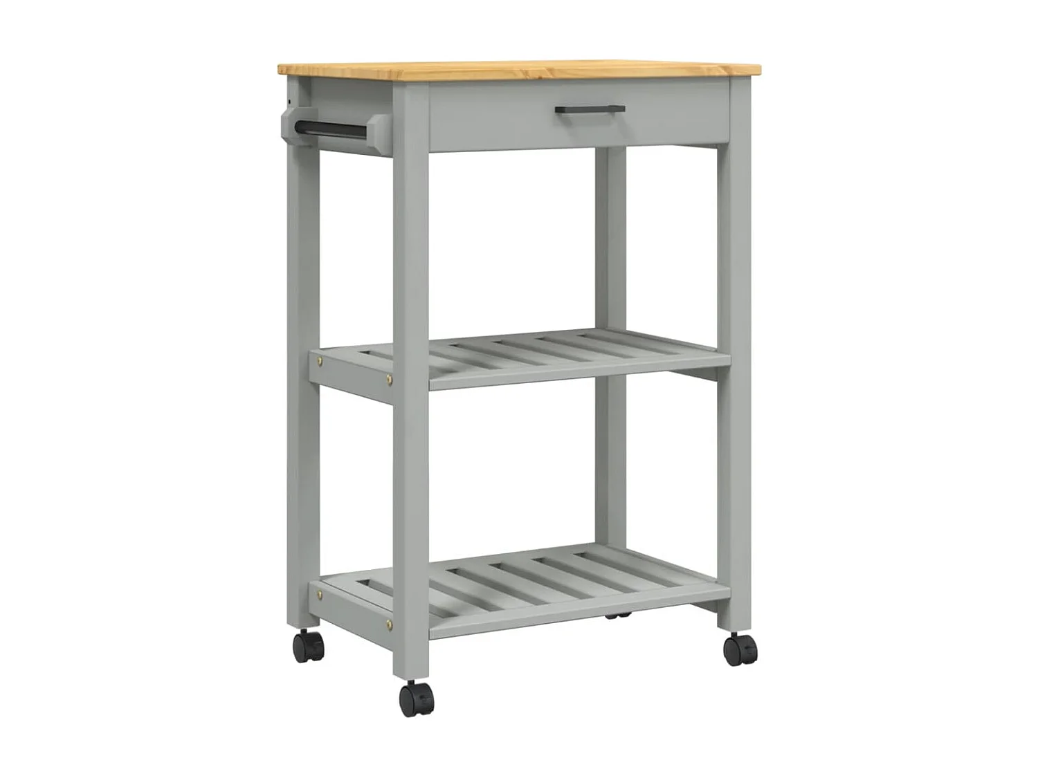 Chariot de cuisine MONZA 60x40x90 bois massif de pin