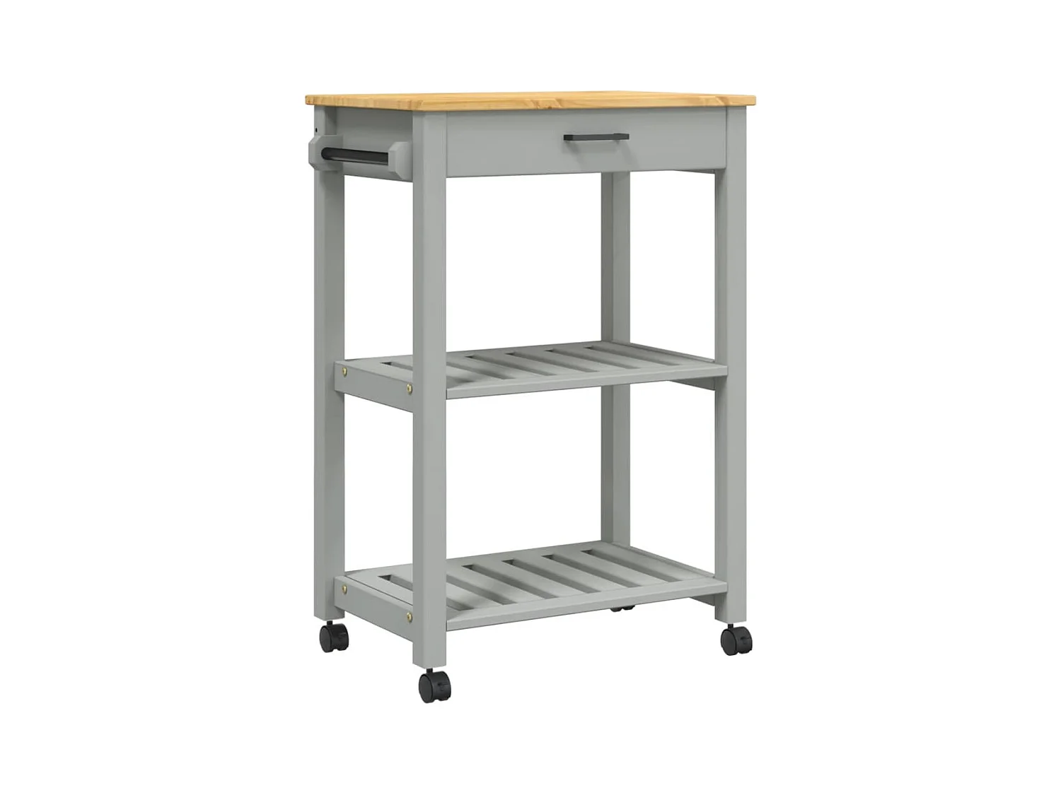 Chariot de cuisine MONZA 60x40x90 bois massif de pin