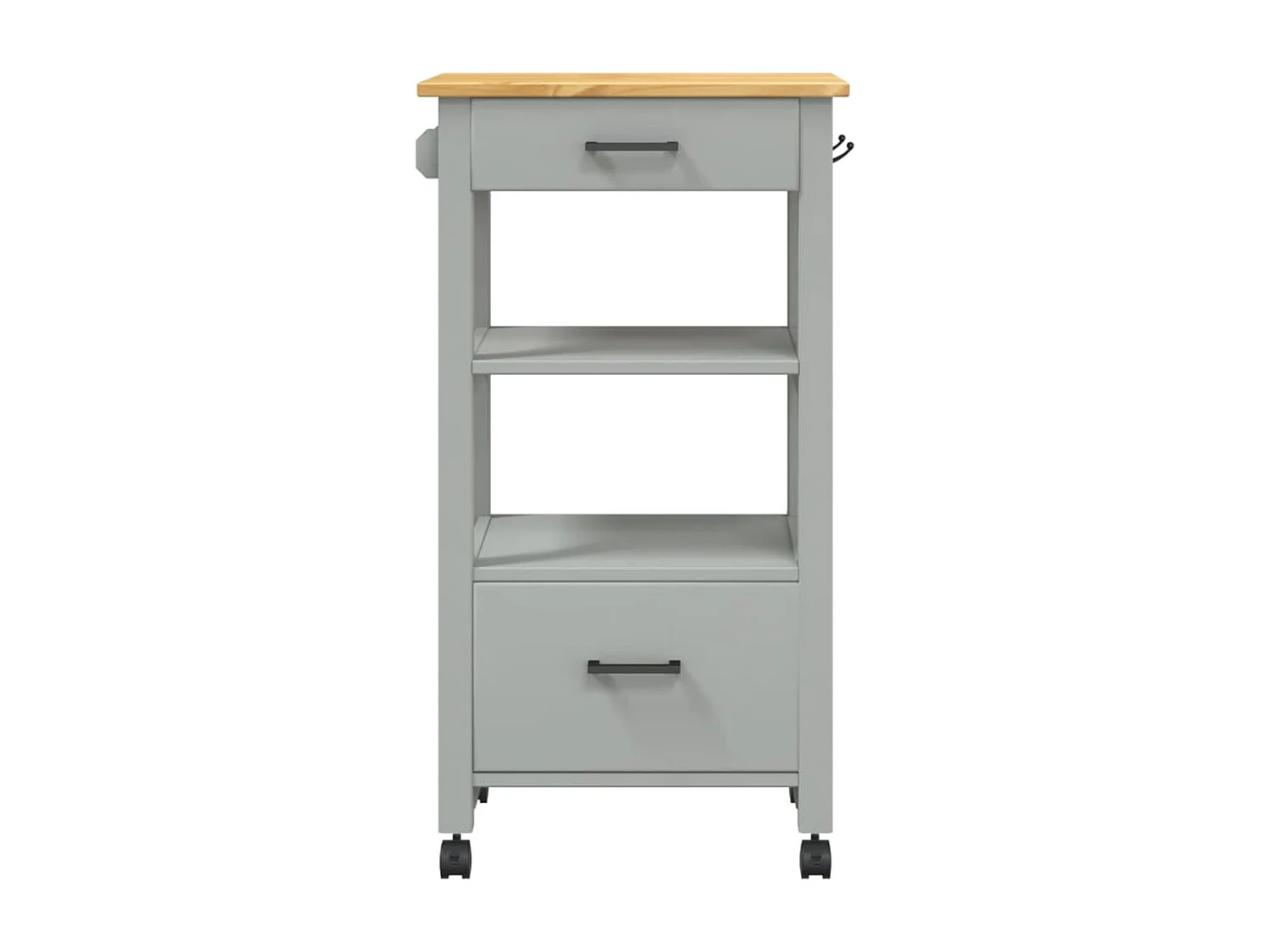 Chariot de cuisine MONZA 48x40x90 bois massif de pin