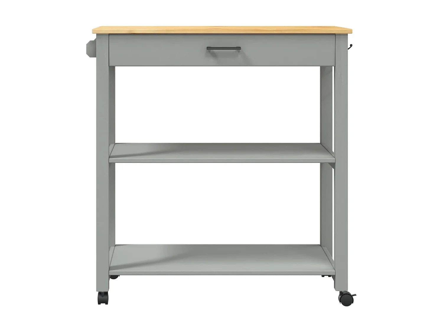 Chariot de cuisine MONZA 84x40x90 bois massif de pin