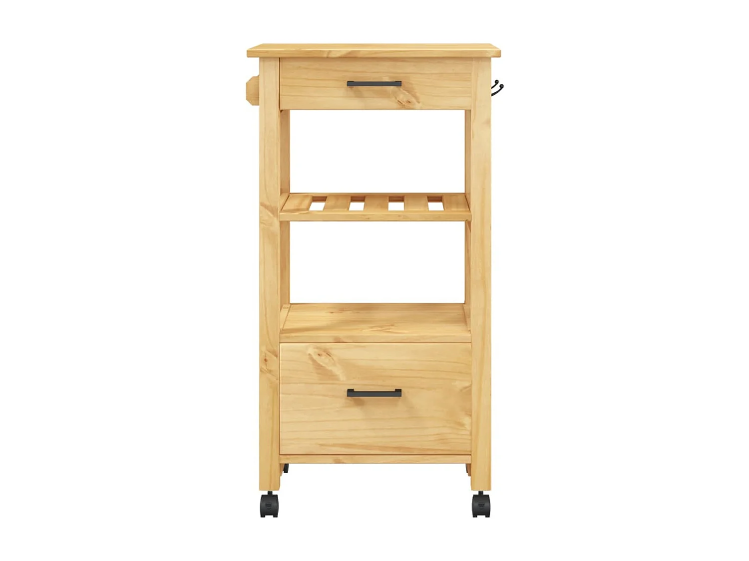 Chariot de cuisine MONZA 48x40x90 bois massif de pin