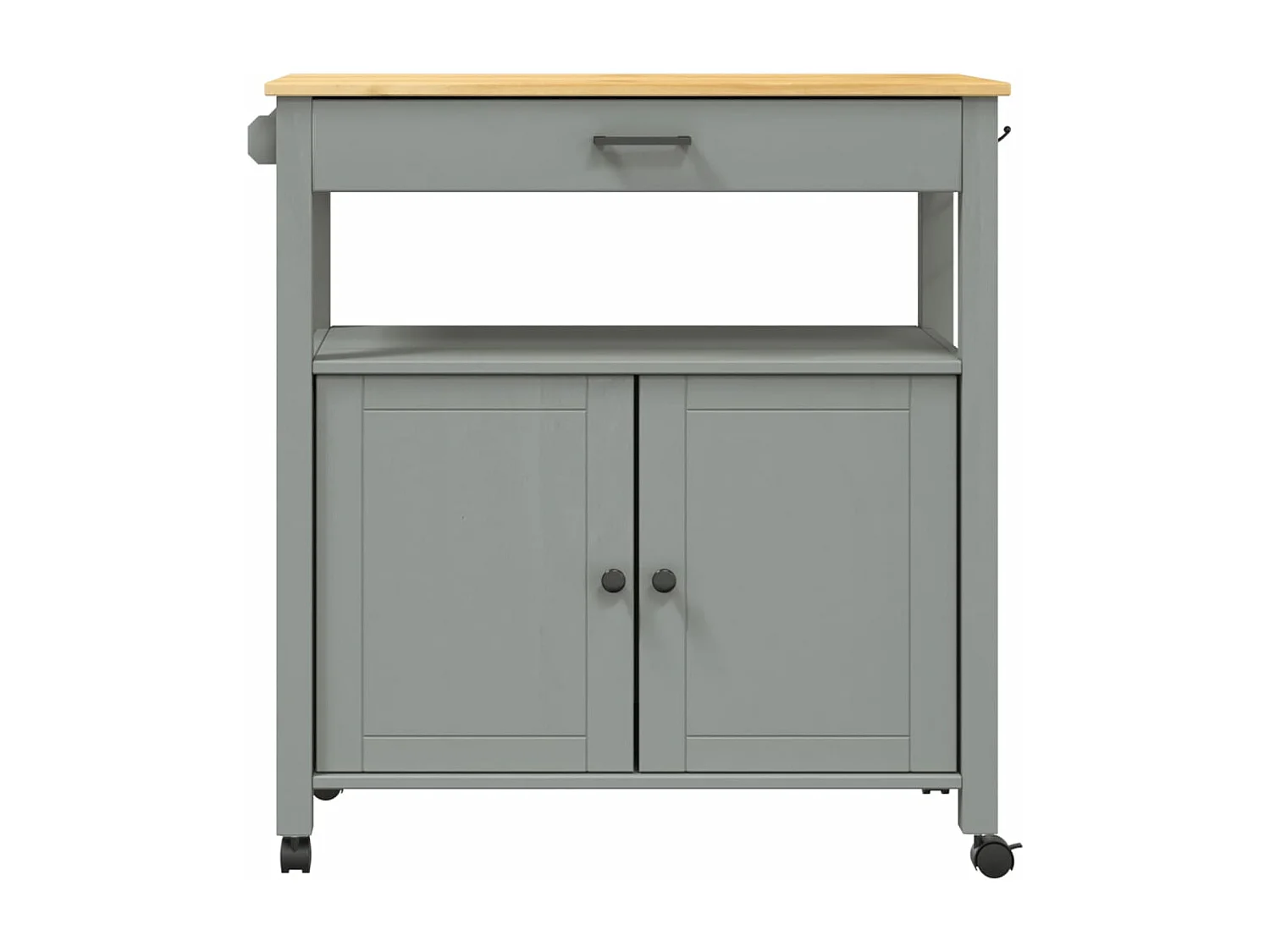 Chariot de cuisine MONZA 84x40x90 bois massif de pin