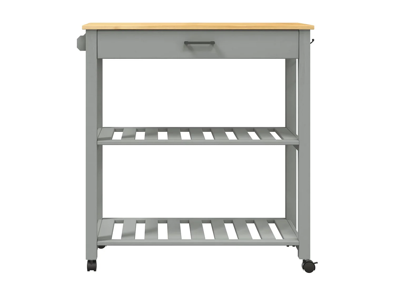 Chariot de cuisine MONZA 84x40x90 bois massif de pin