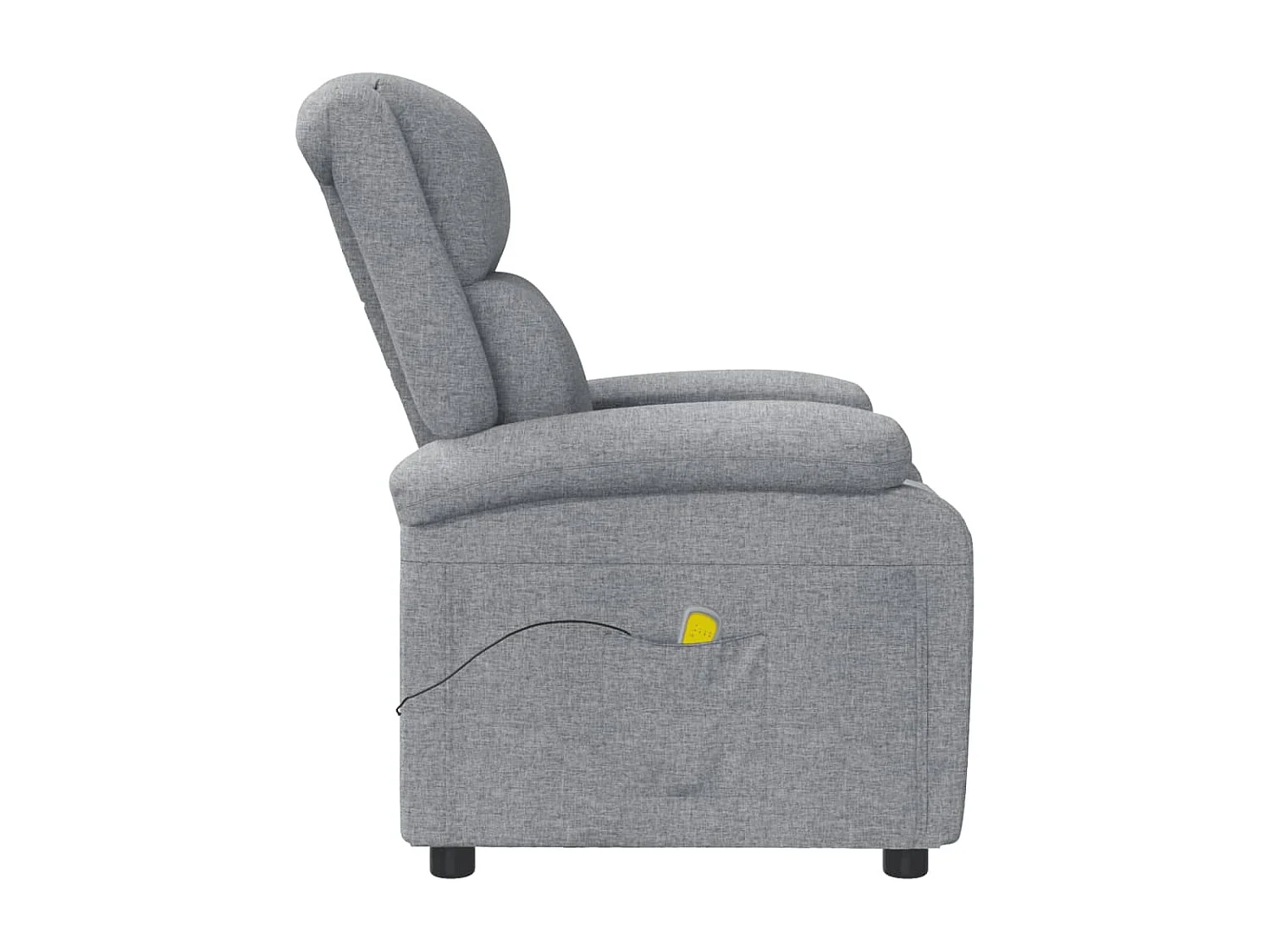 Fauteuil de massage Gris clair Tissu