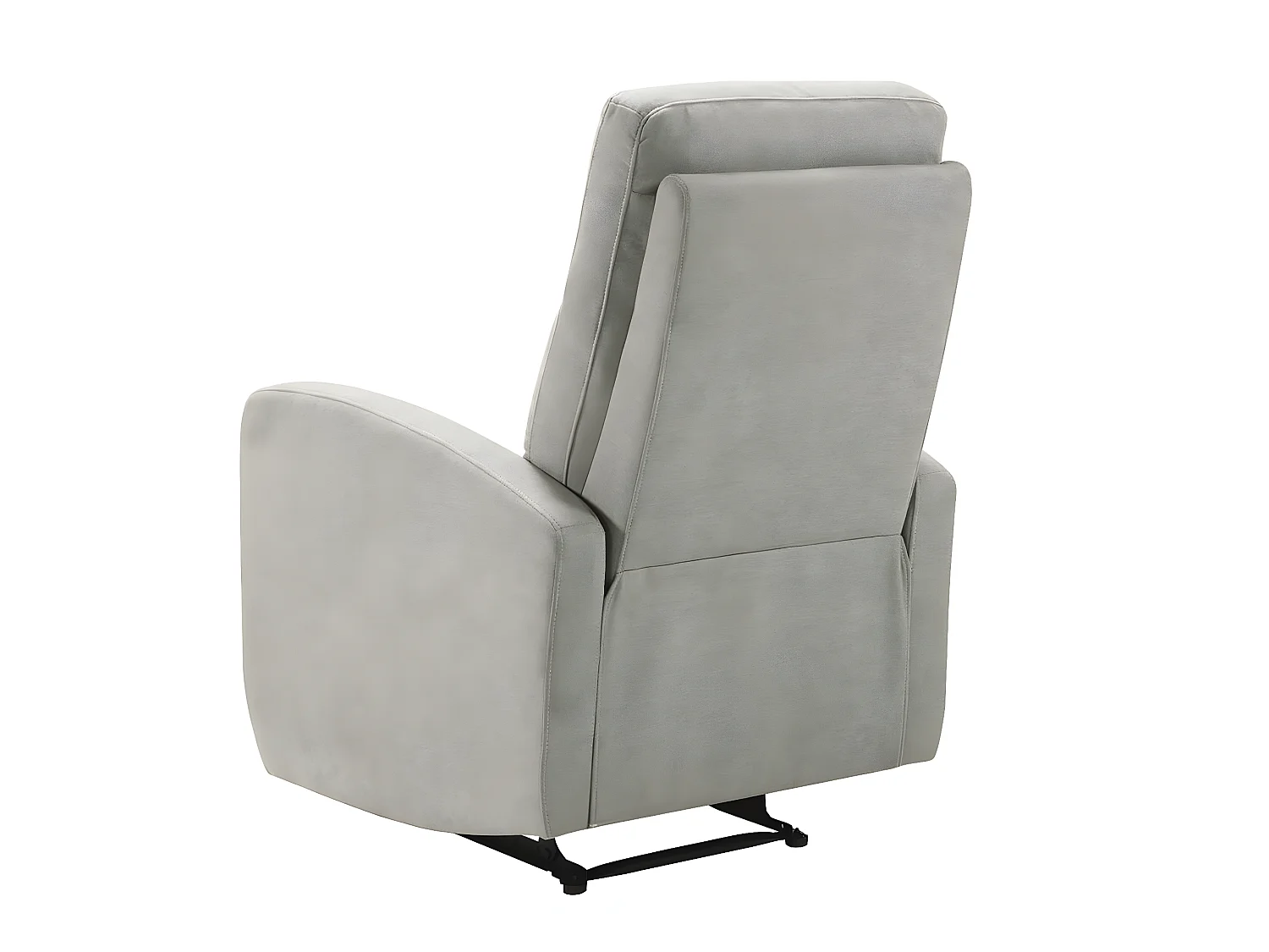 Fauteuil de relaxation électrique tissu Kaleria-Couleur Crème
