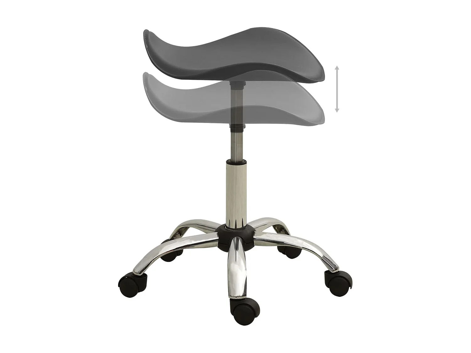 Chaise de massage Gris Similicuir