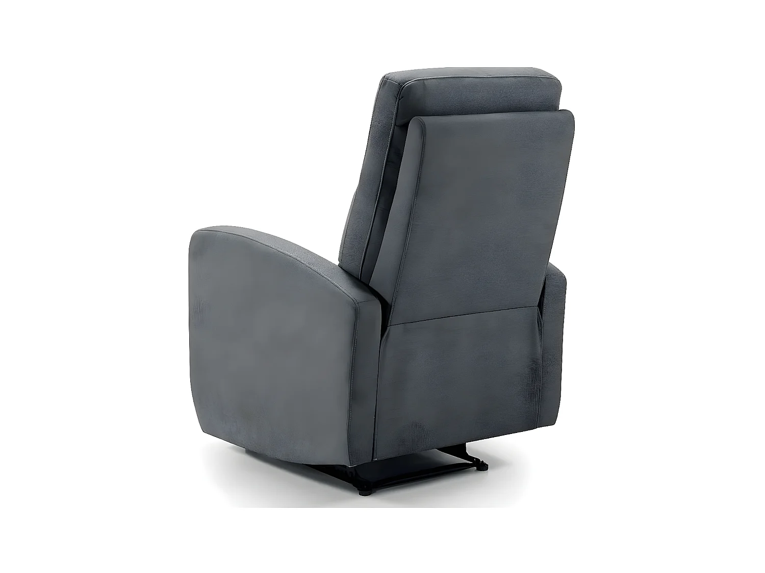 Manuele relaxfauteuil van Kaleria stof-Kleur Donkergrijs