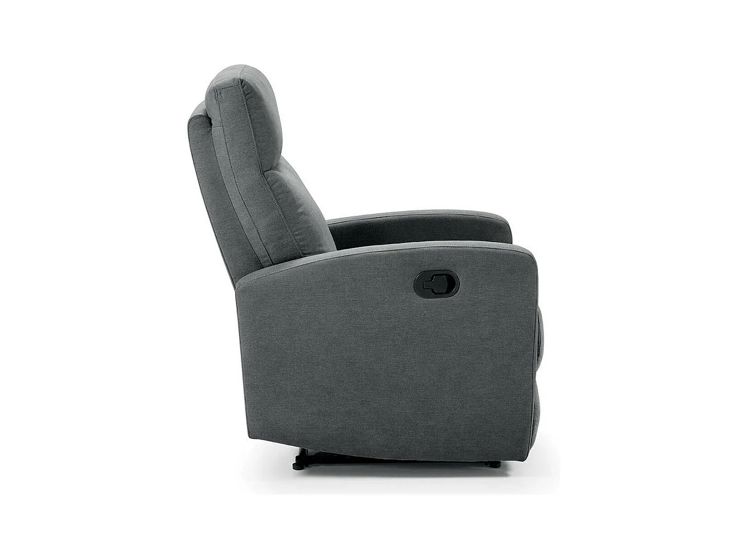 Manuele relaxfauteuil van Kaleria stof-Kleur Donkergrijs