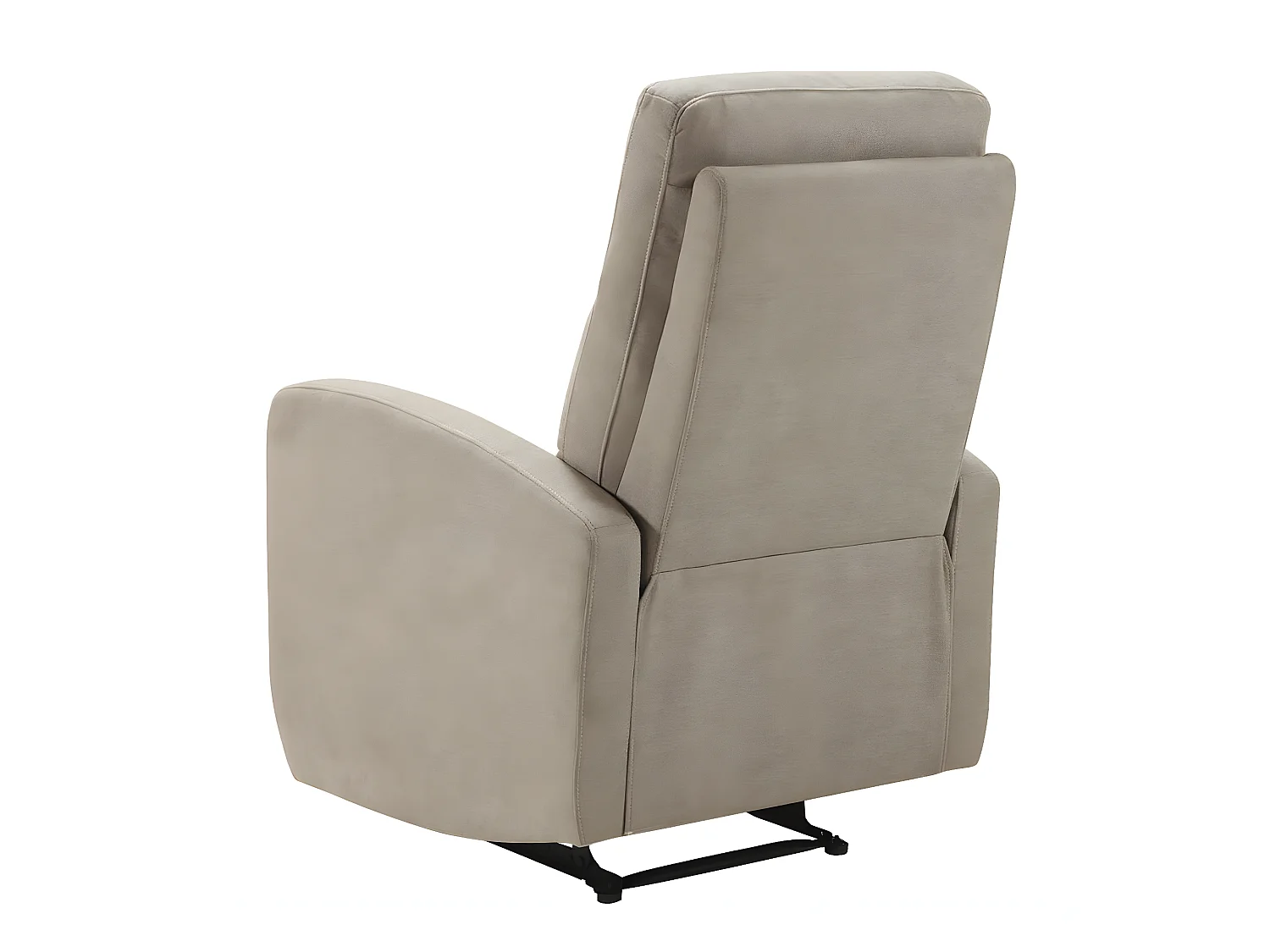 Manuele relaxfauteuil van Kaleria stof-Kleur Donkergrijs