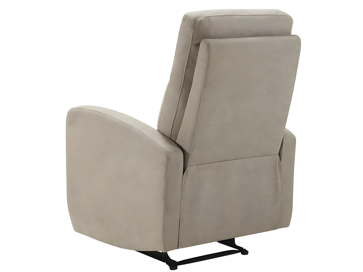 Fauteuil de relaxation manuel tissu Kaleria-Couleur Beige