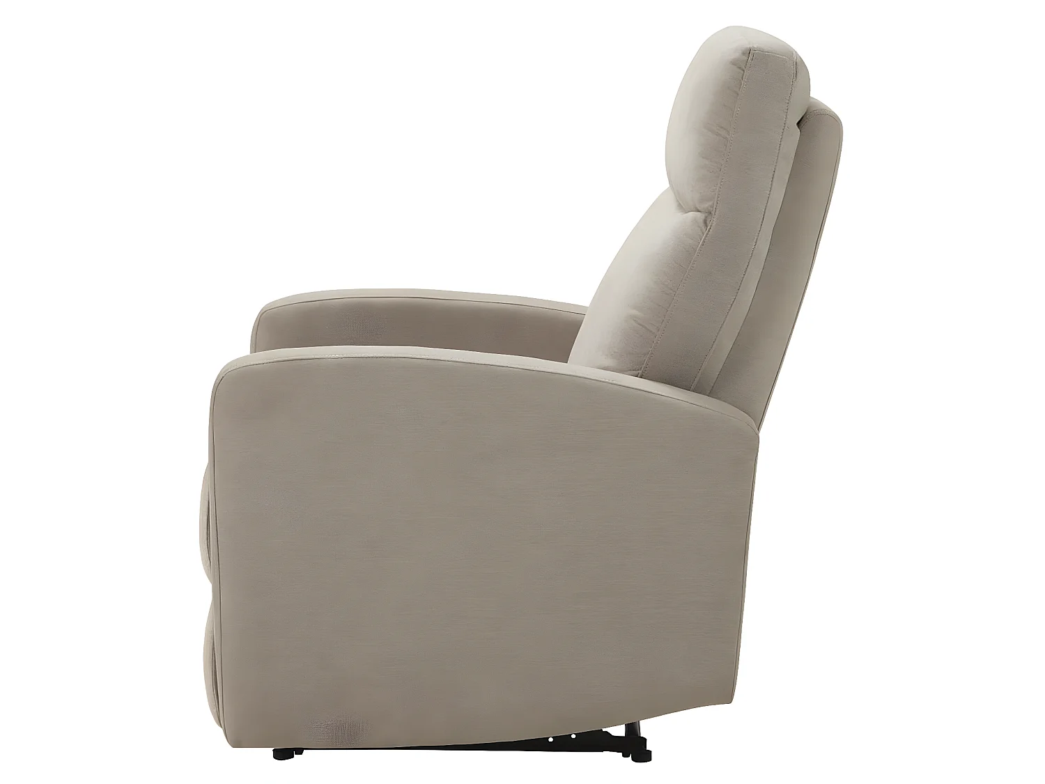 Fauteuil de relaxation manuel tissu Kaleria-Couleur Beige