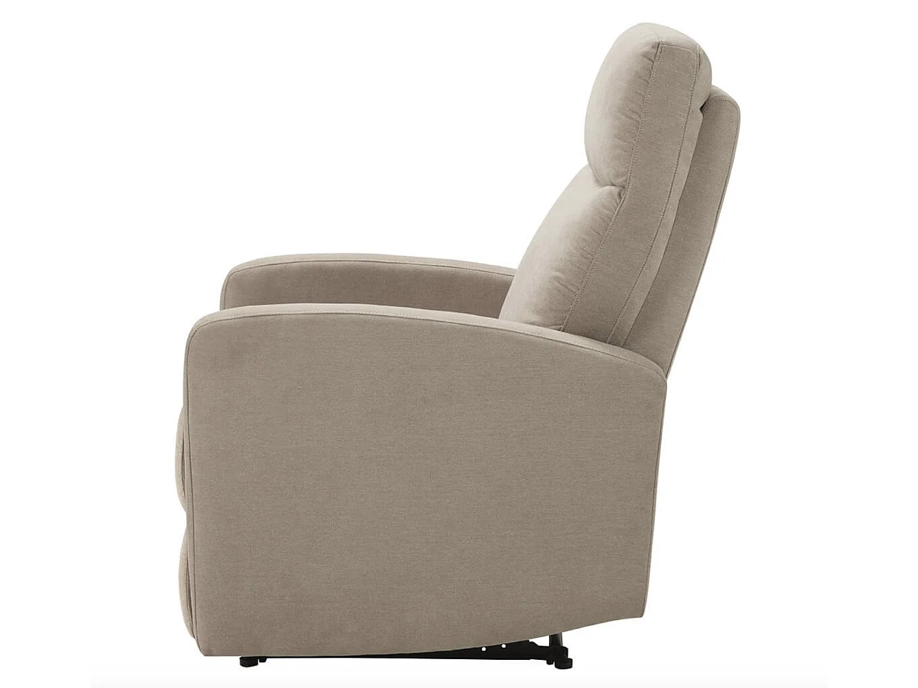 Fauteuil de relaxation électrique tissu Kaleria-Couleur Beige