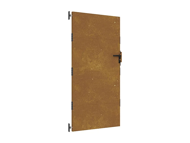 Portail de jardin 85x175 acier corten