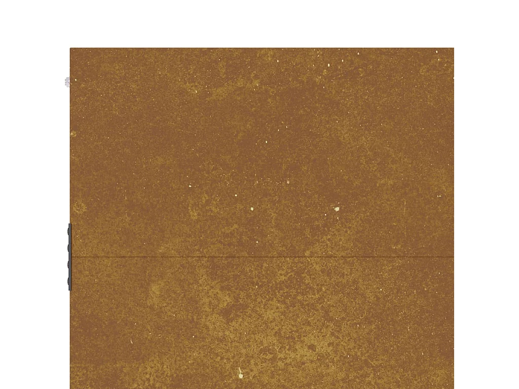 Portail de jardin 85x125 acier corten