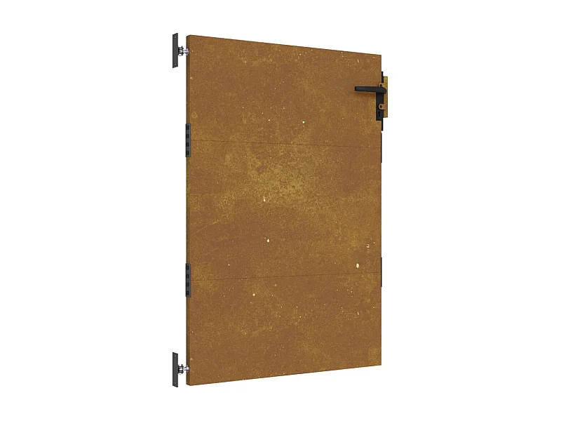 Portail de jardin 85x125 acier corten