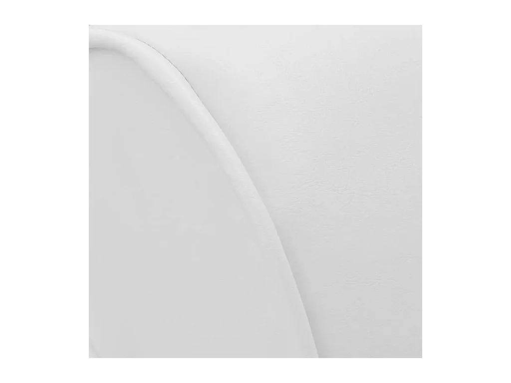 Chaise longue Blanc Similicuir Luka