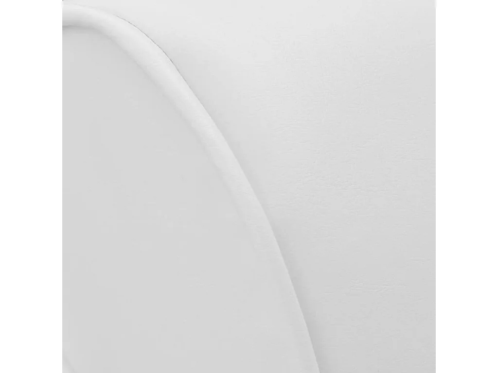 Chaise longue Blanc Similicuir Luka