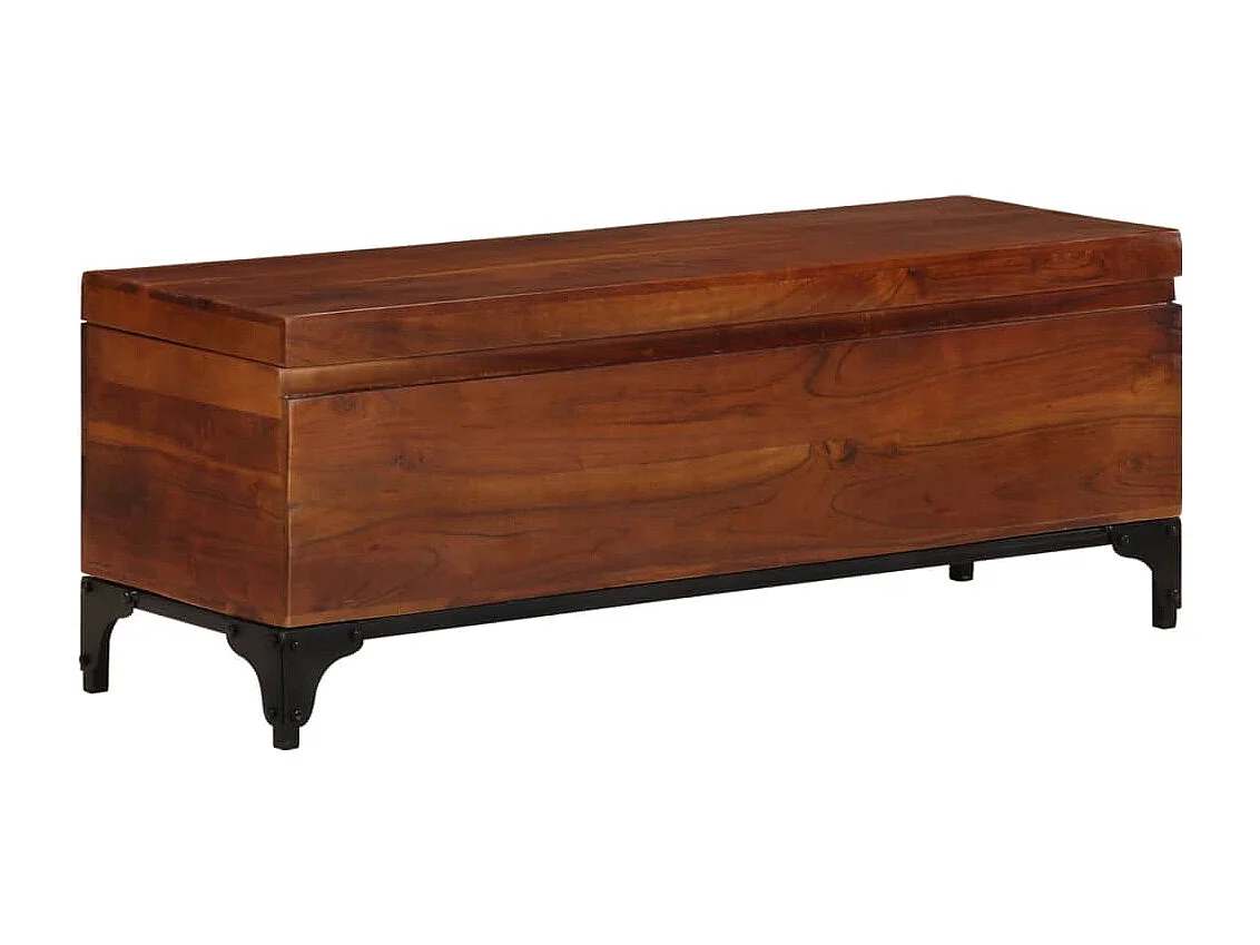 Coffre de rangement 110x35x41 Bois d'acacia solide