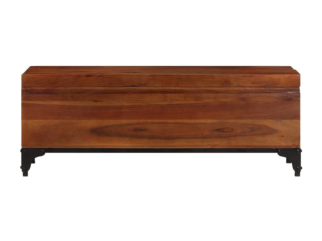 Coffre de rangement 110x35x41 Bois d'acacia solide