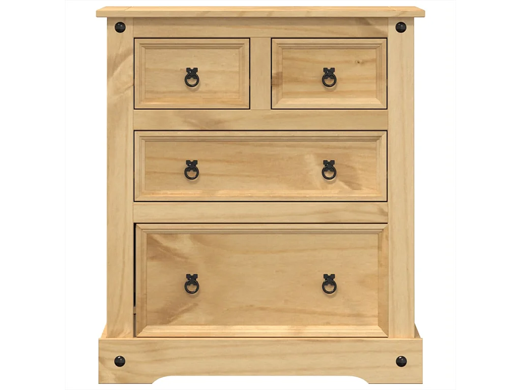 Ladekast Corona 80x43x91 cm massief grenenhout