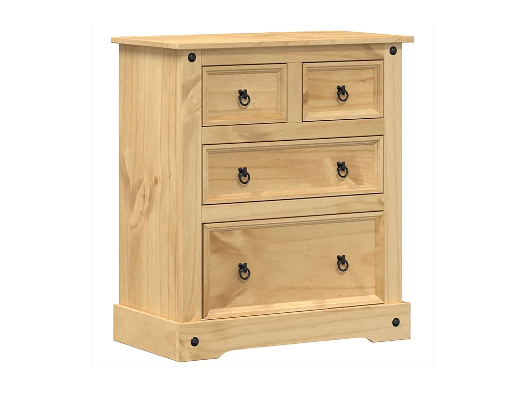 Commode Corona 80x43x91 bois massif de pin