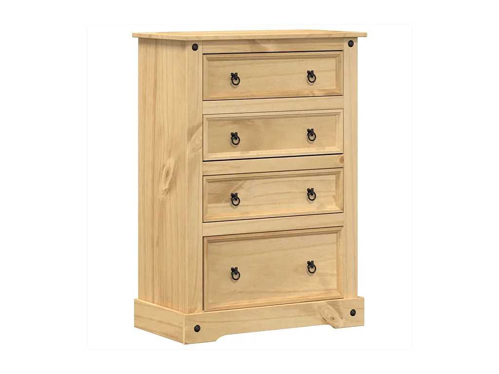 Commode Corona 80x43x114 bois massif de pin