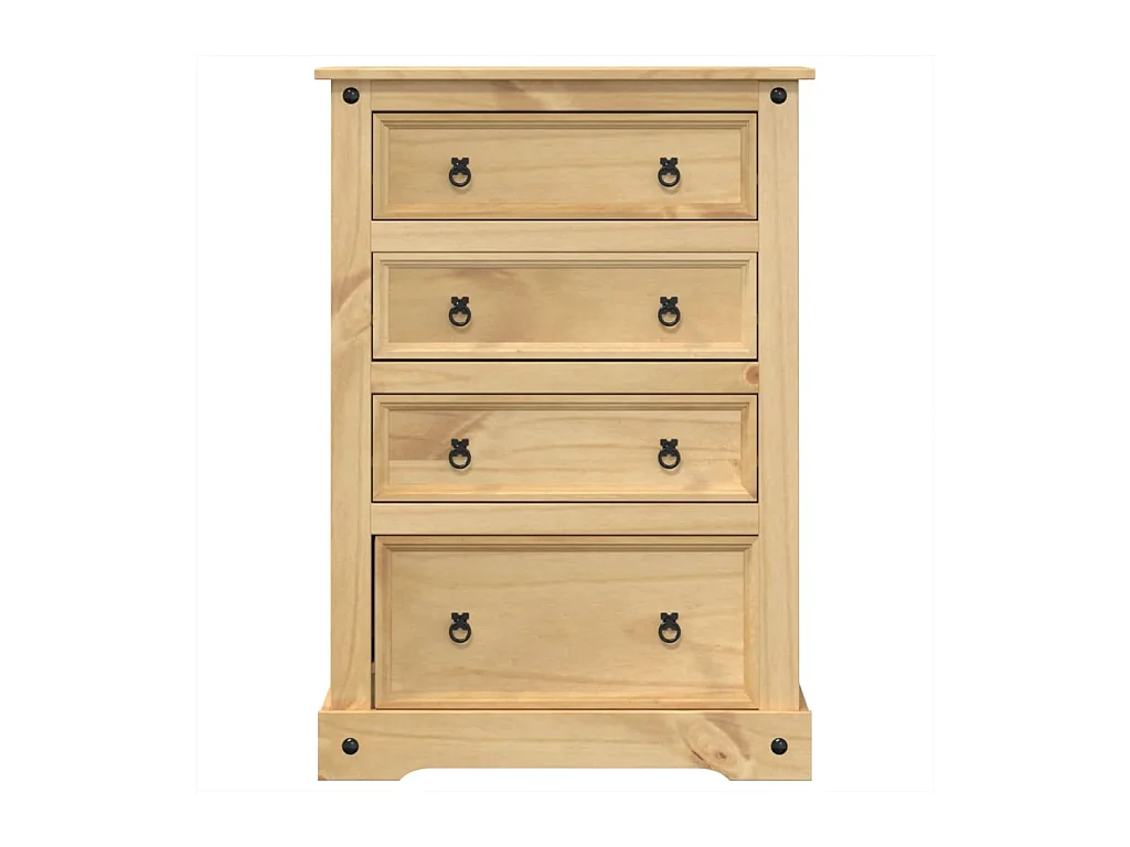 Commode Corona 80x43x114 bois massif de pin
