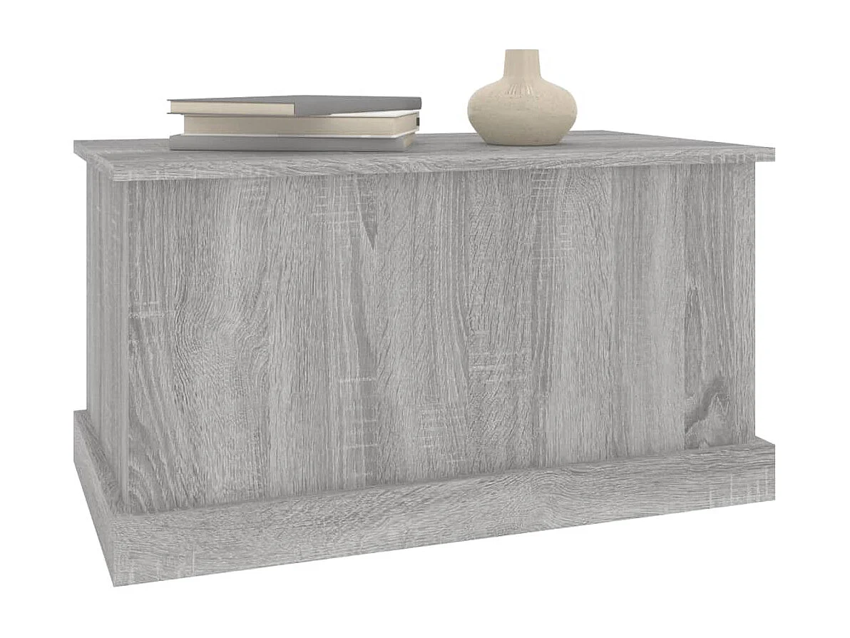 Opbergbox 70x40x38 cm bewerkt hout grijs sonoma eikenkleurig