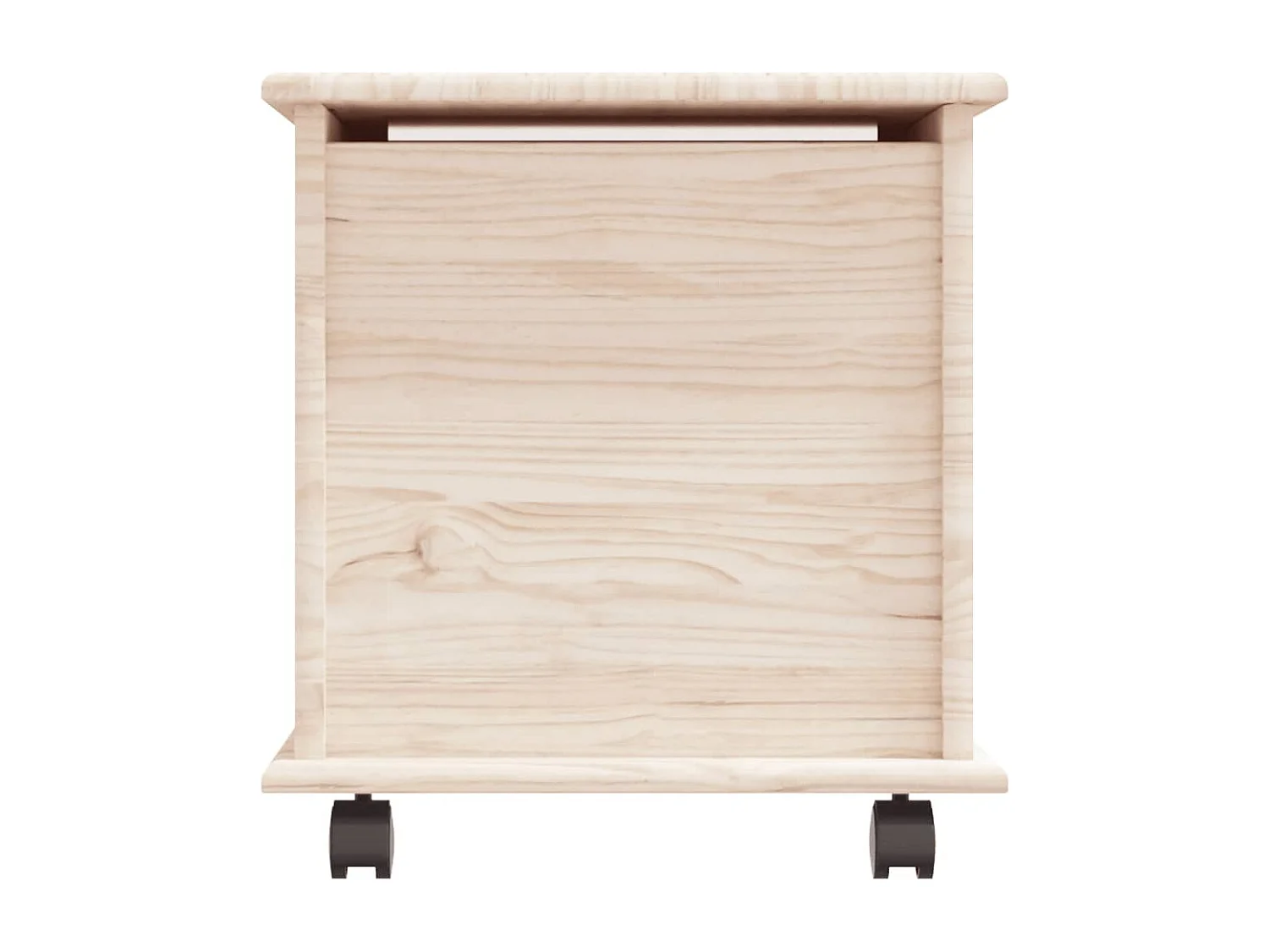 Coffre de rangement à roulettes ALTA 73x39,5x44 bois de pin