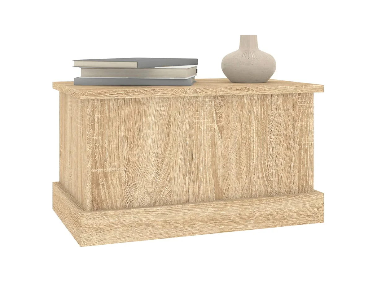 Boîte de rangement chêne sonoma 50x30x28 bois d'ingénierie