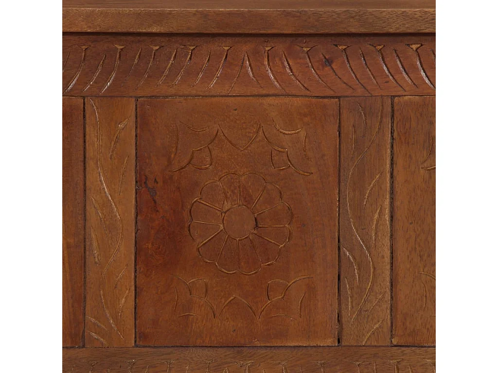 Boîte de rangement 110x30x40 Bois de manguier solide