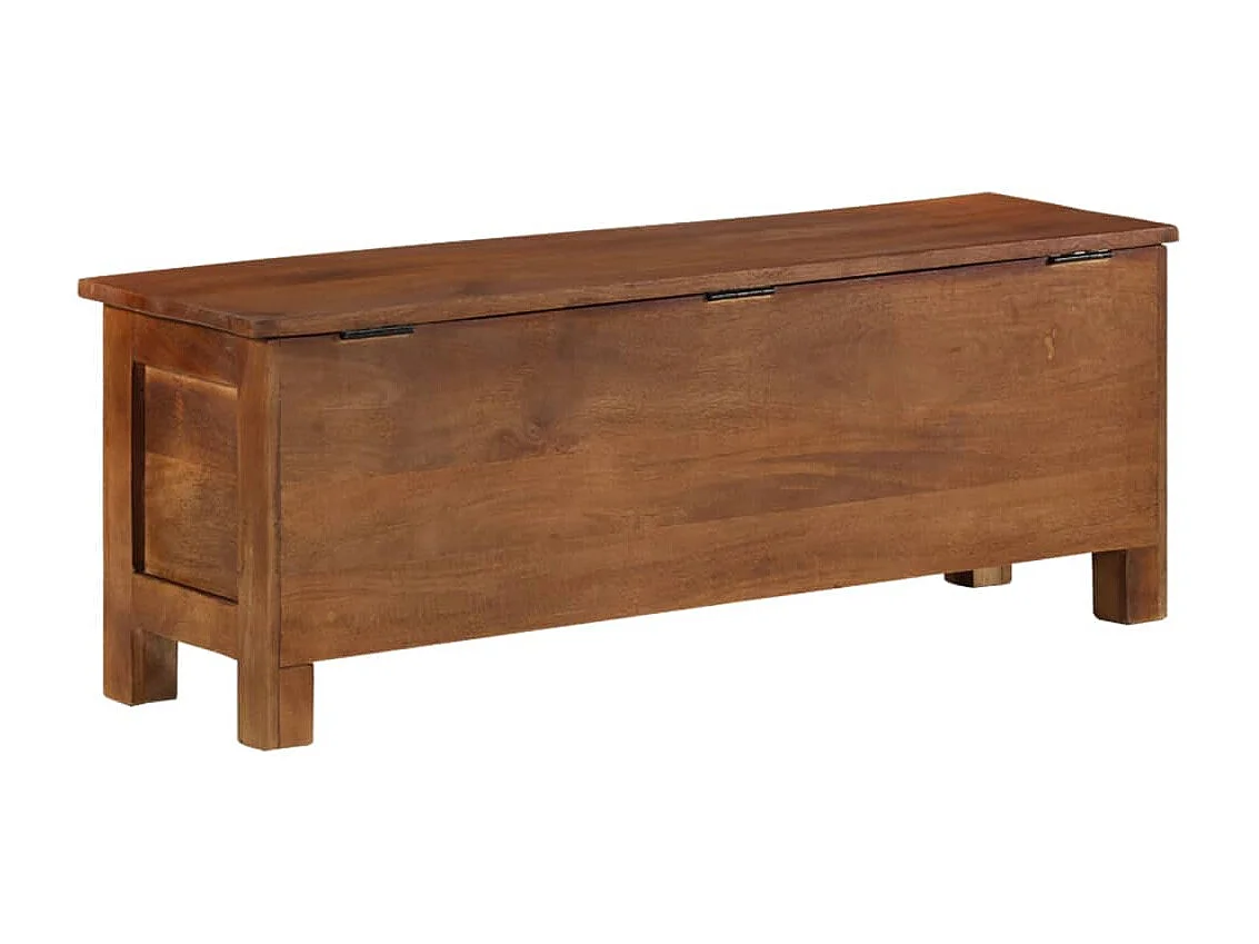 Boîte de rangement 110x30x40 Bois de manguier solide