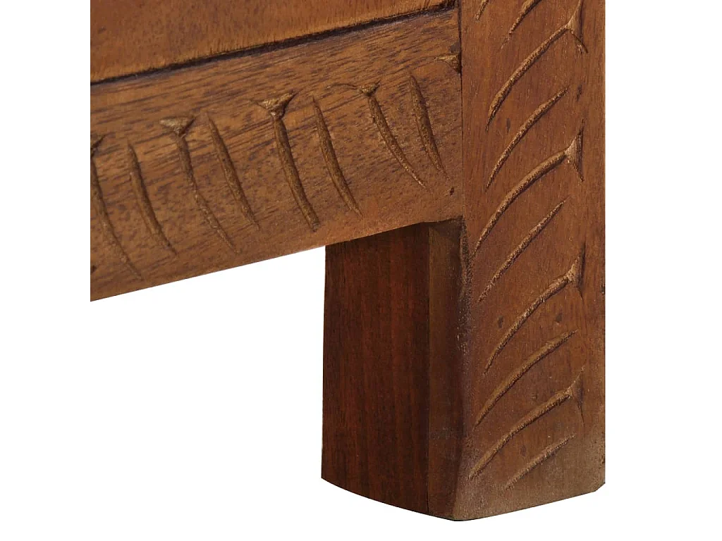 Boîte de rangement 110x30x40 Bois de manguier solide