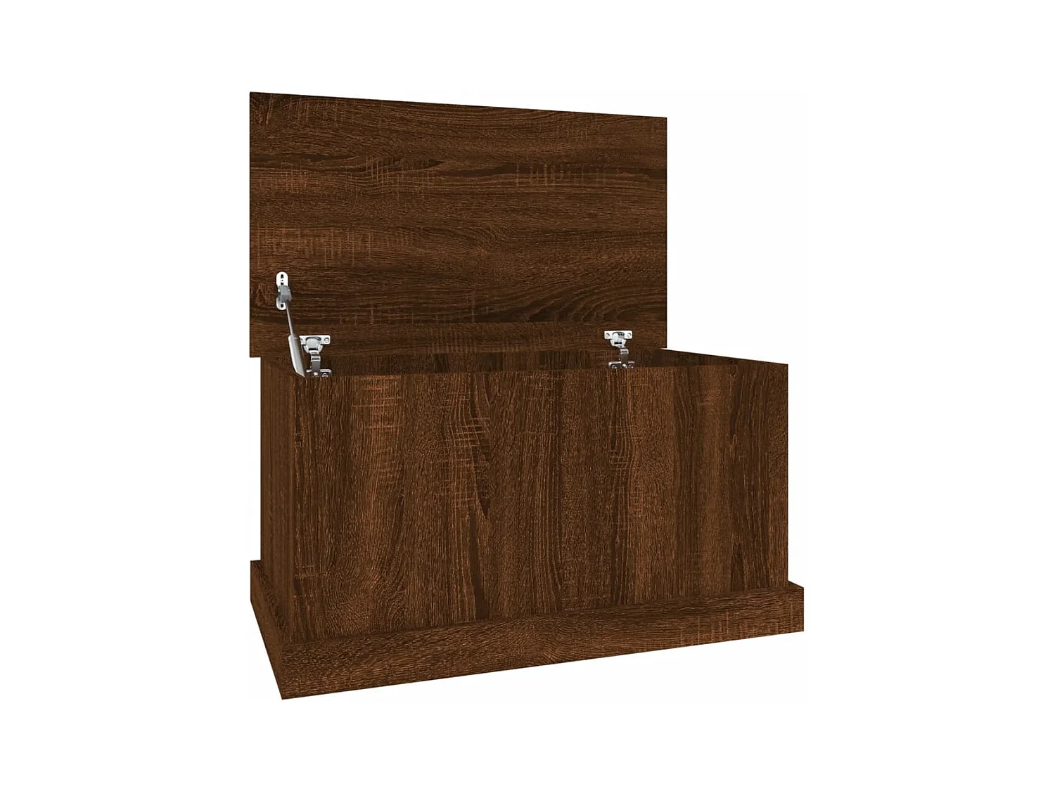 Opbergbox 70x40x38 cm bewerkt hout bruin eikenkleur