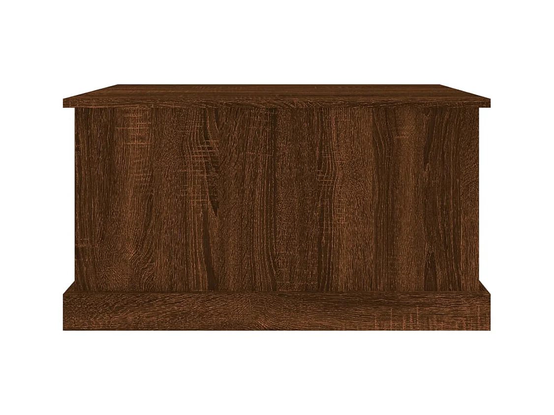 Boîte de rangement chêne marron 70x40x38 bois d'ingénierie