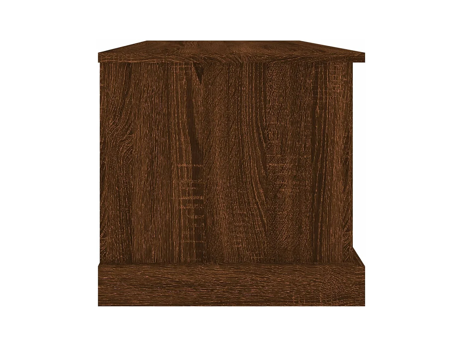 Boîte de rangement chêne marron 70x40x38 bois d'ingénierie