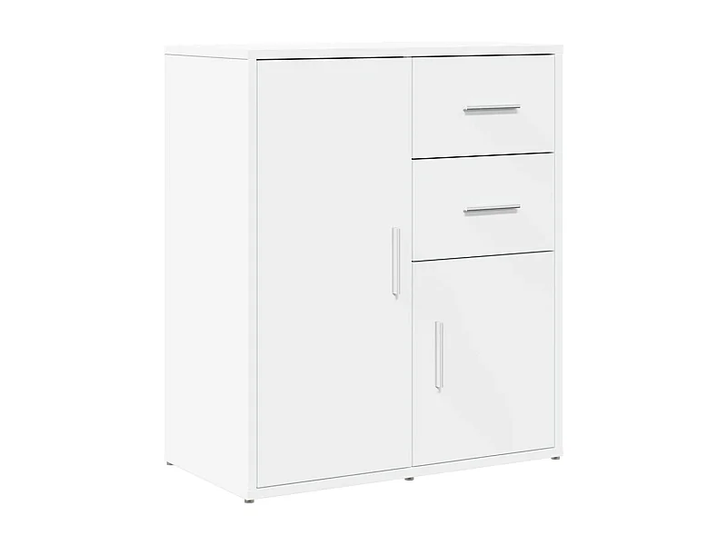 Buffet blanc 60x31x70 bois d'ingénierie