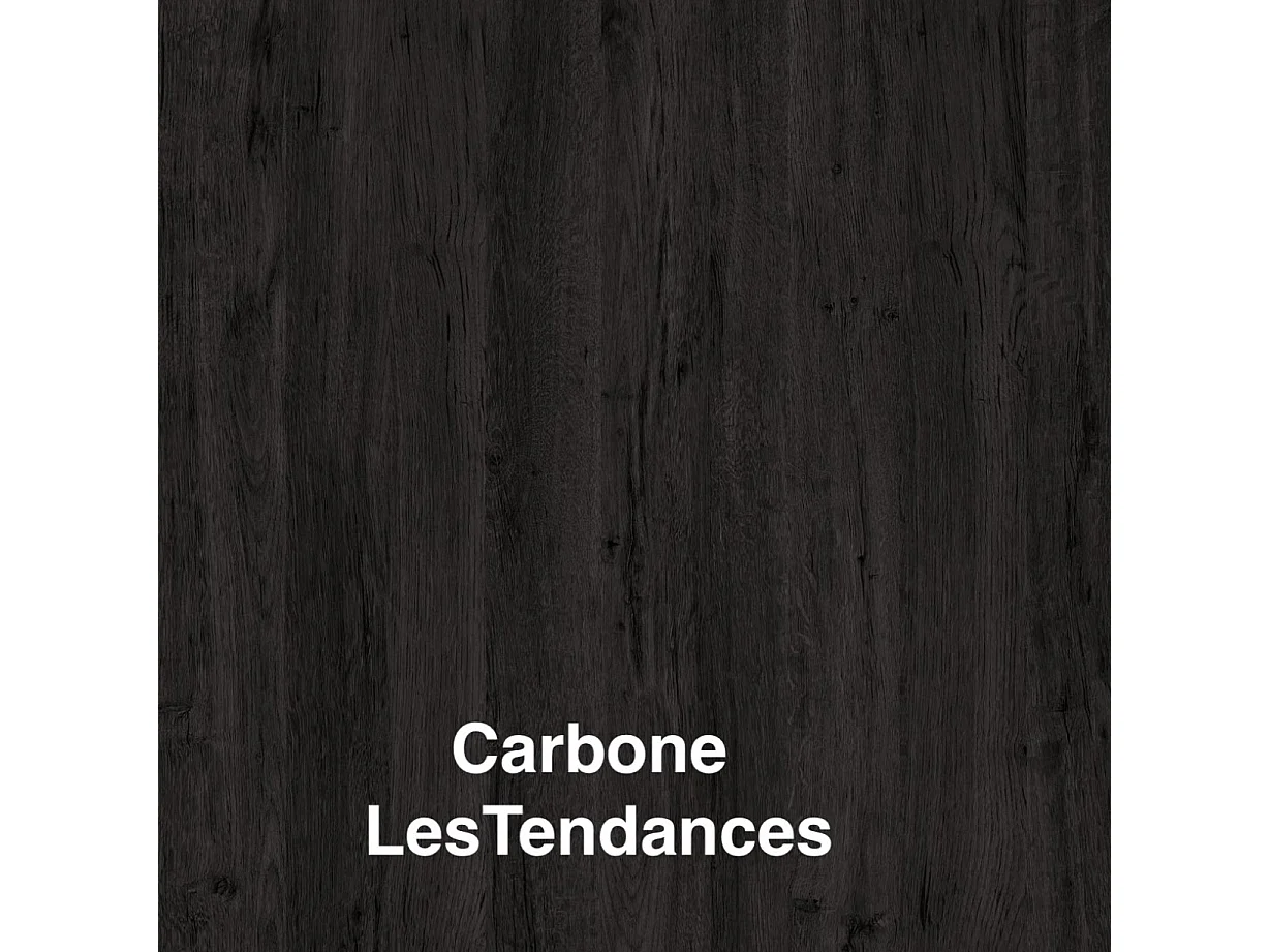 Cama abatible vertical con escritorio STUDANTE-Ropa de cama 140x200 cm-Frente Carbono