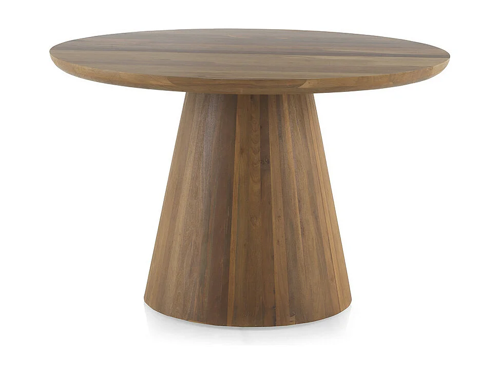 Table en bois massif jambul marron