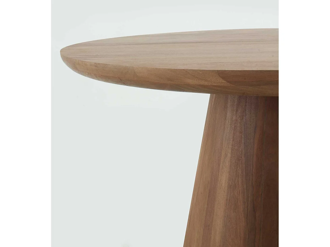 Table en bois massif jambul marron