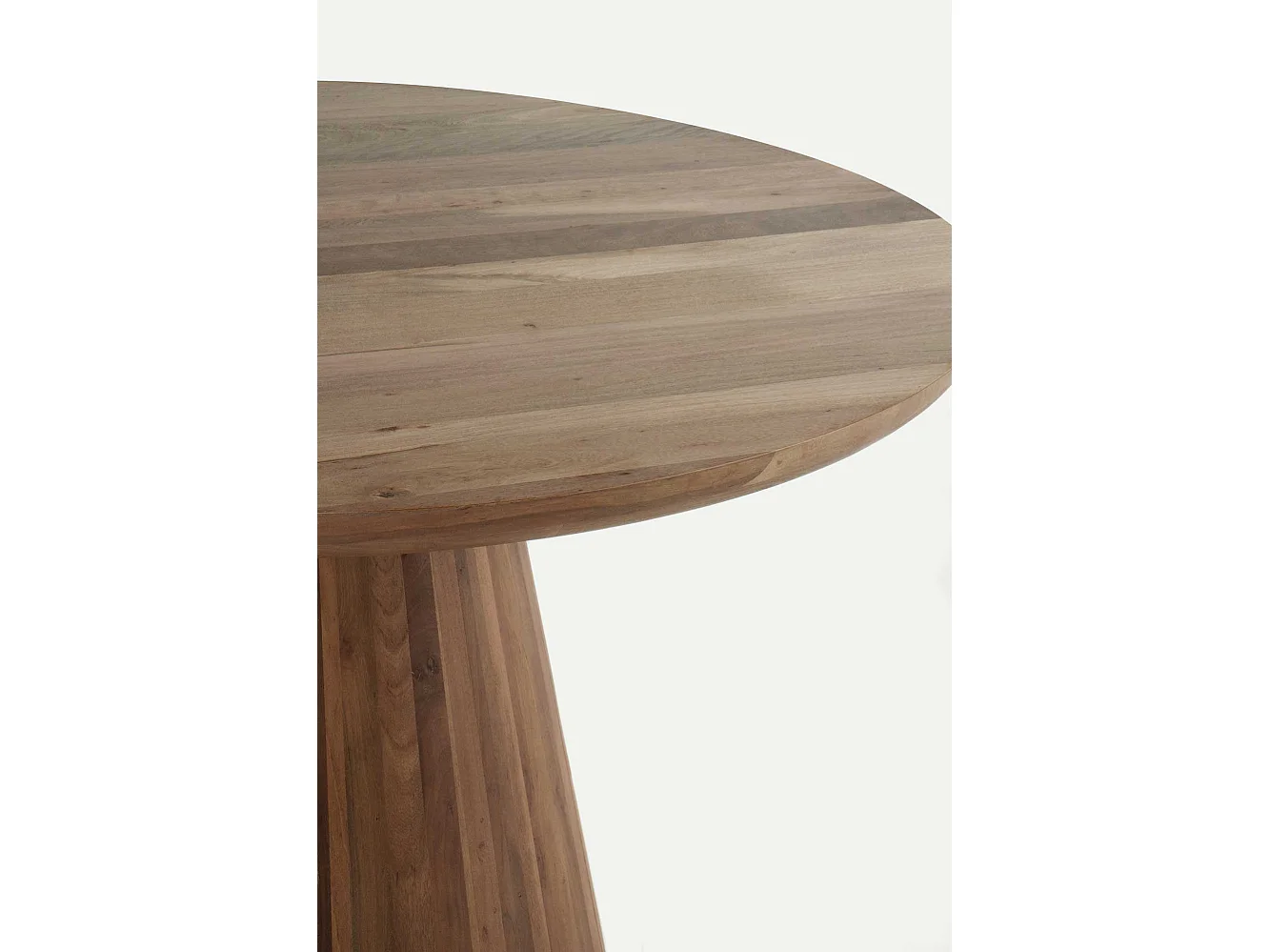 Table en bois massif jambul marron
